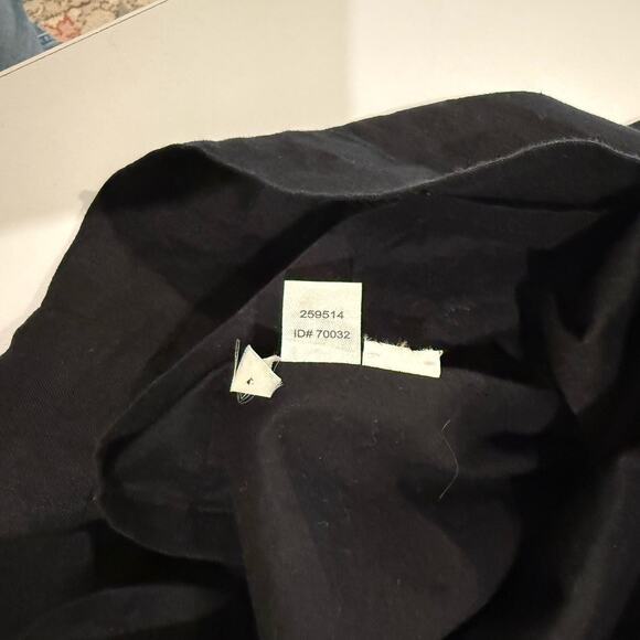 Ann Taylor Loft 100% Linen Dress Size 6 Boho Crochet Lace Black Classy Sundress - Picture 15 of 16